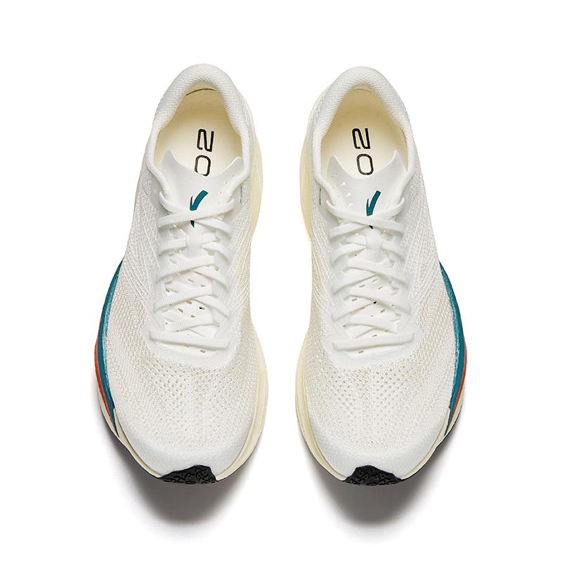 Anta C202 6.0 Bequeme Mode Vielseitig Rutschfest Verschleißfest Low-Top Rennlaufschuhe Herren Sneaker Weiß Grün 112535575-3