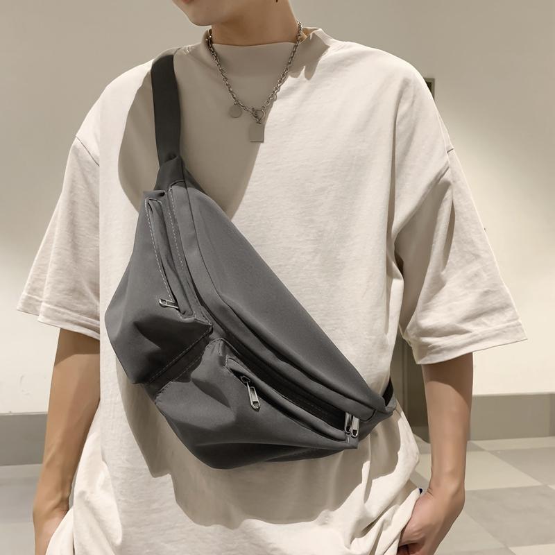 Chest Bag Men's Crossbody Bag Sports Waist Bag Women's Water-Repellent Shoulder Bag Mobile Phone Bag