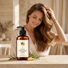 Batana Oil Shampoo Gentle ingredients clean the scalp, creating dense, fluffy foam for voluminous and strong hair