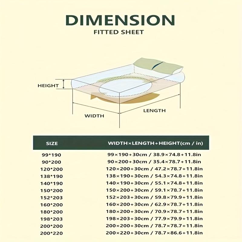 1pc Comfortable Solid Color Bedding, High Quality Fitted Sheet,30cm Deep Pocket Fitted Sheet, Easy To Machine Wash, Non-Slip Mattress Protector Cover
