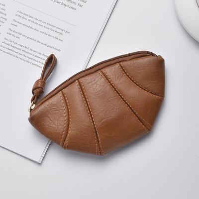 Trendy Retro Mini Croissant Dumpling Bag – Exquisite Design Handheld Coin Purse with Lanyard