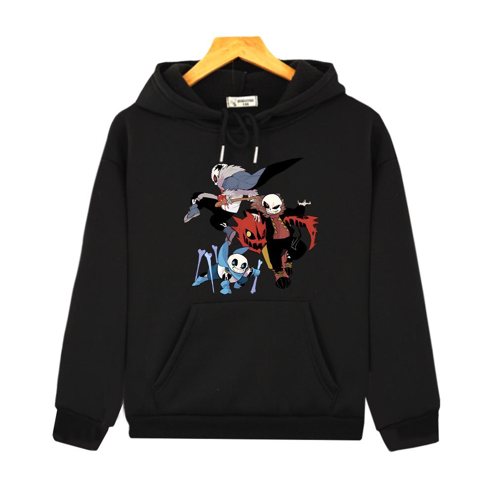 Undertale Sans Hoodies Casual Children Pullovers Long Sleeve Clothing Comfortable Fleece Pullovers Boys Girls Kids Sweatshirts