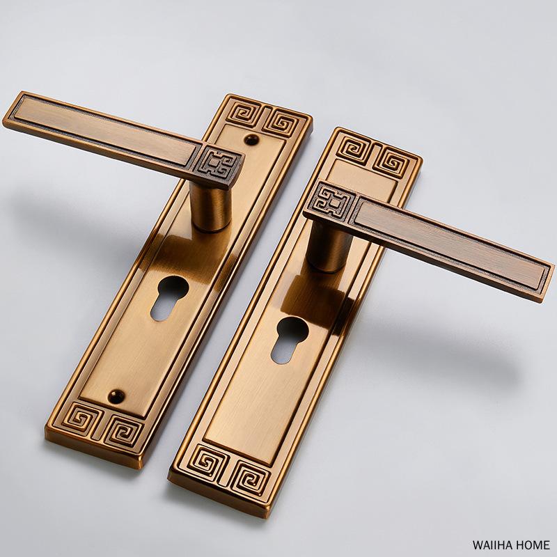 Bedroom Retro Interior Door Lock Sturdy Door Handle Color Kitchen Home Wooden Door Furniture Aluminum Door Lock