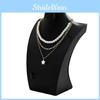 Contemporary Five-point Star Necklace With Dazzling Pearl Beads For Fashion-forward Women