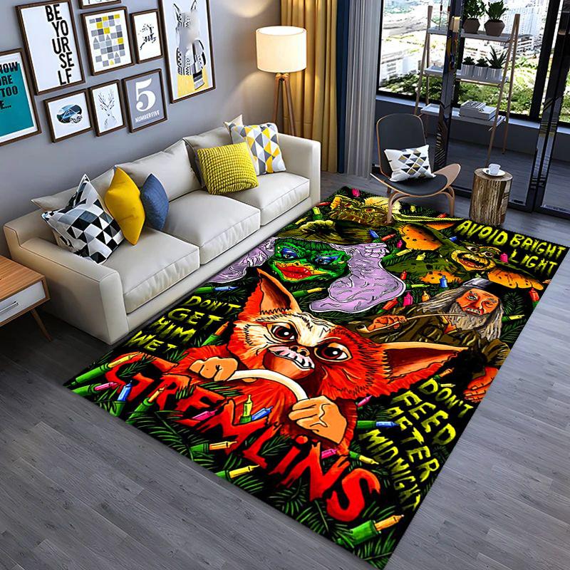 Gremlins 35th Anniversary: Chaos Charm carpet Suitable for all seasons Living room and bedroom mats Doormat Protective pad Bathroom mat