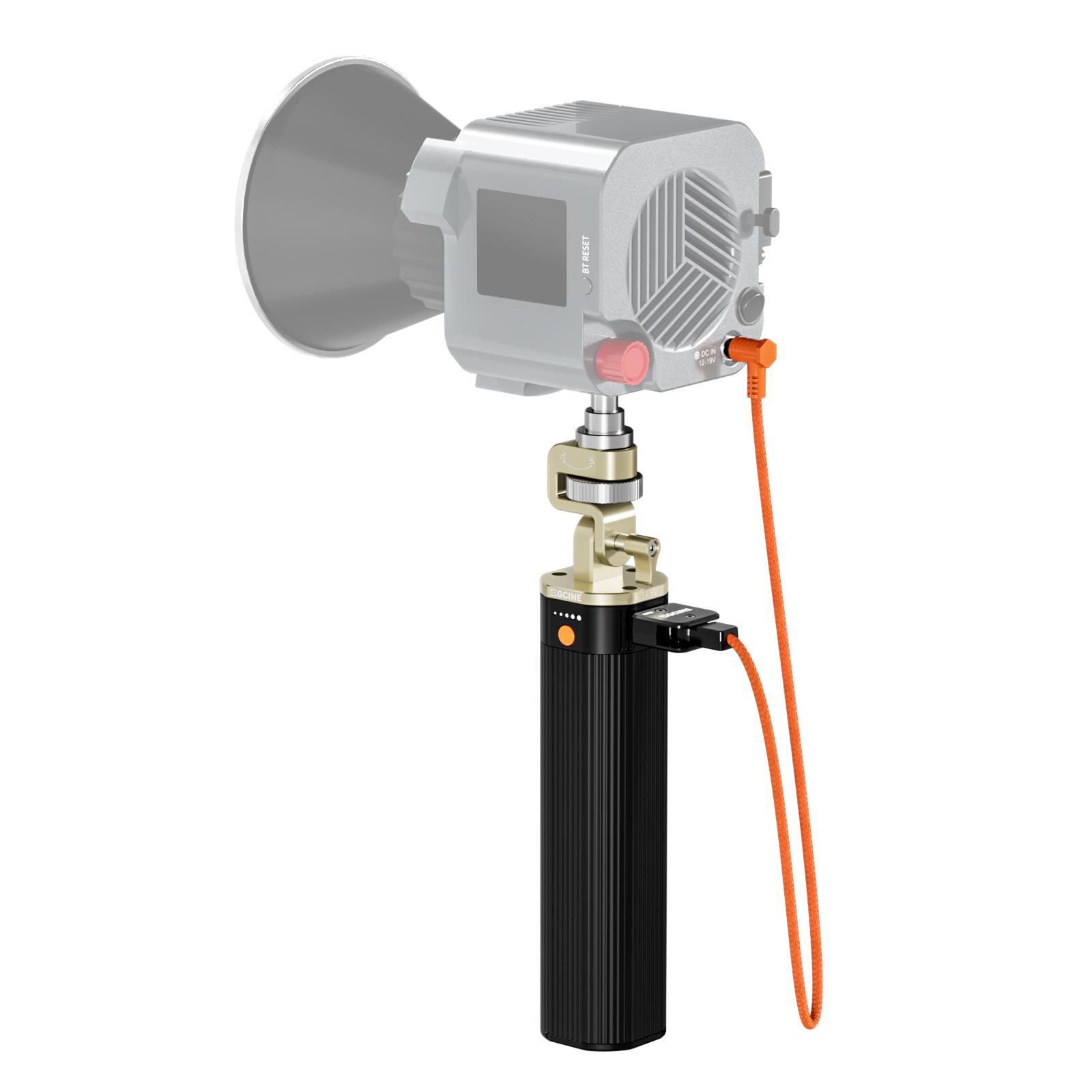 

ZGCINE ZG-H90Pro Заполняющий светильник для фотосъемки Ручка для аккумулятора Ручка для аккумулятора Ручка для аккумулятора Поворот на 180 градусов с чёрный