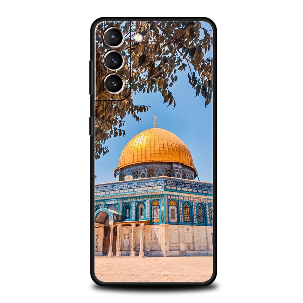 Jerusalem Building Phone Case For Samsung Galaxy S24 S23 S22 S20 Ultra S21 FE 5G S10 S9 Plus S10E S8 Soft Silicone Cover