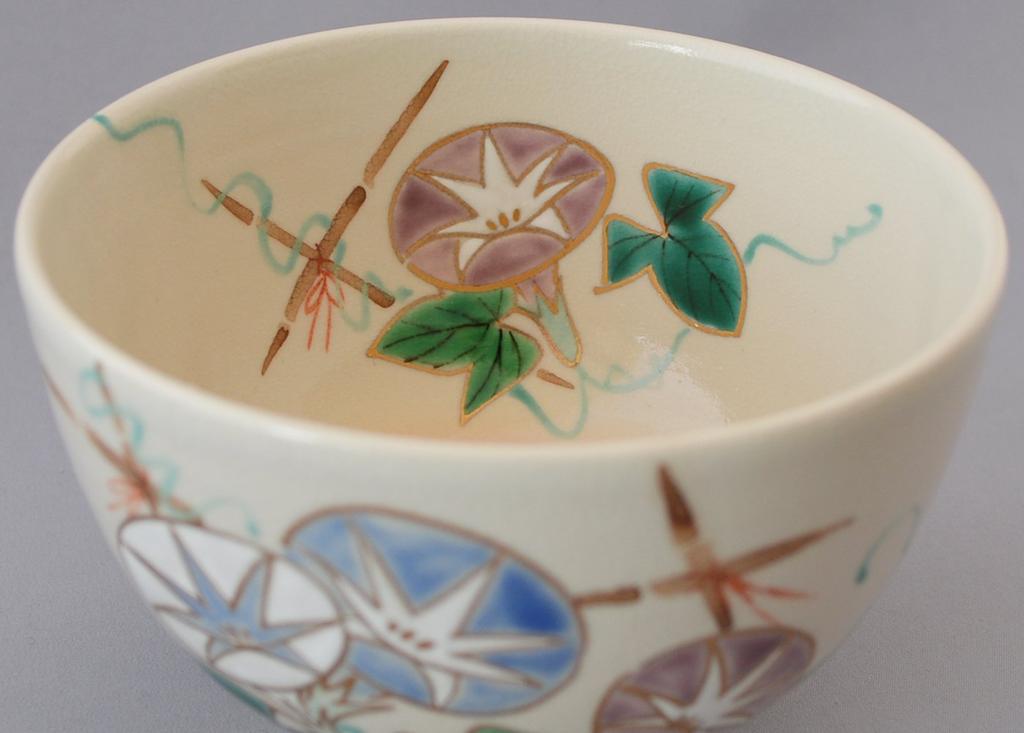 Matcha Morning Kyo-yaki, Kiyomizu-yaki, Shoho, Bowl, Glory, K2-2