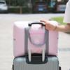 Thickened Logo Foldable Luggage Bag - Attachable Suitcase Travel & Storage Solution