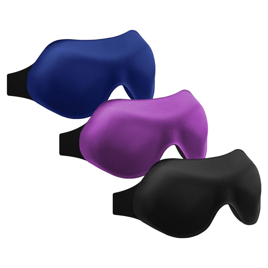 3D Sleep Mask Adjustable Suitable for Men and Women with No Pressure on the Light Blocking Eye Mask Sleeping Aid Face Mask