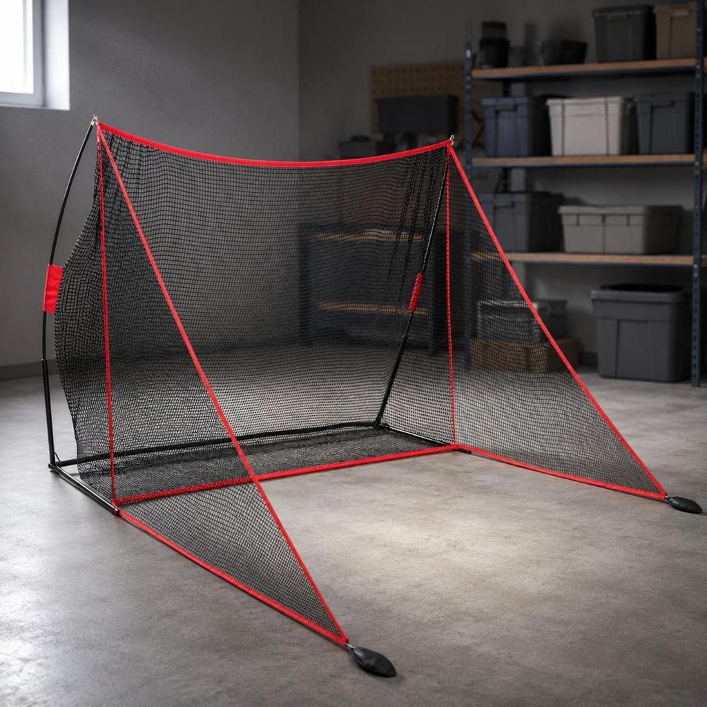 Golf Practice Net Portable Training Side Protection Driving Range Aid