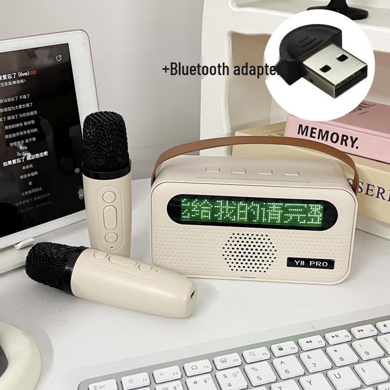 2026 German YF Bluetooth Speaker with Karaoke Mic – Stylish All-in-One for Home & Celebrations