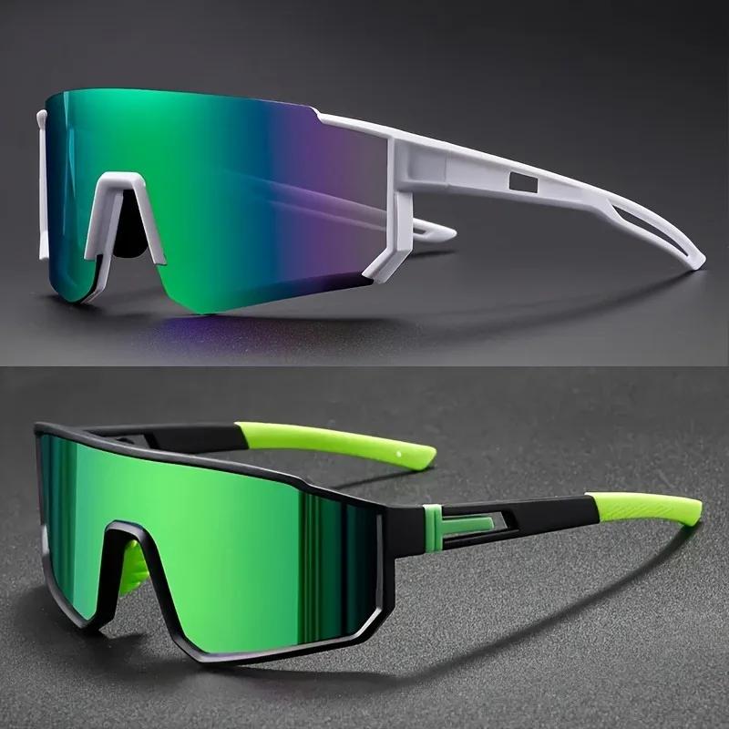 1/2 Pairs Large PC Sunglasses Fashionable Unisex Big Frame UV Protection Stylish Combo