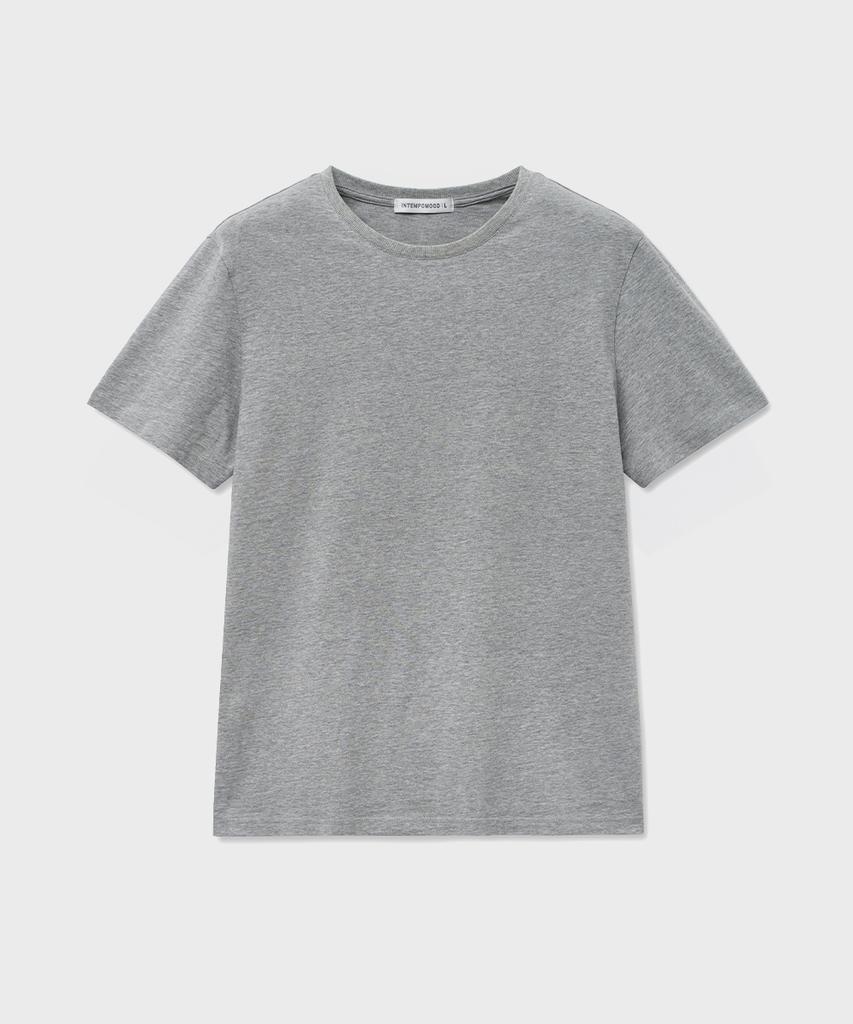 INTEMPOMOOD Weekly Color Cotton T-Shirt: 9 Colors