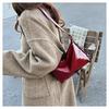 Solid Color Trendy Personality Daily Commuting Small Bag Simple Women's Bag Shoulder Bag Crossbody Zipper Women's Bag