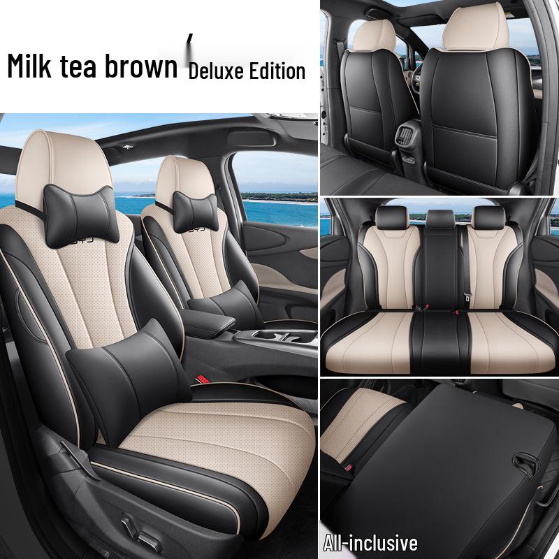 BYD 2025 Dolphin Intelligent Driving Seat Cover: Breathable, Perforated, All-Season, Full Surround Cushion
