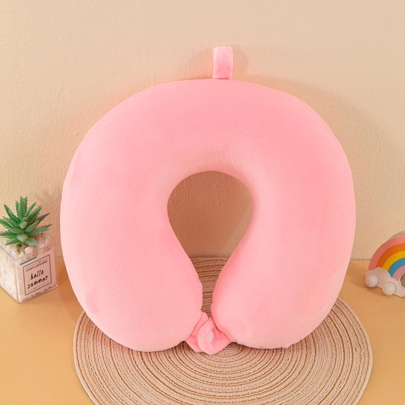 Memory Foam U-Shaped Pillow - Office, Travel Neck Support & Backrest