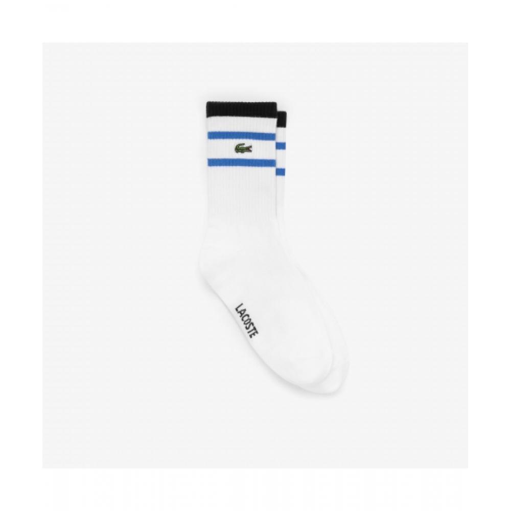 

LacoSte Men S Color Tipping Middle SockS [navy] 0TU