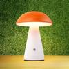 Touch-Activated Mushroom Lamp 3 Color USB Rechargeable Touch Desk Light Extended Illumination Dimmable Dimmable Light Bedroom