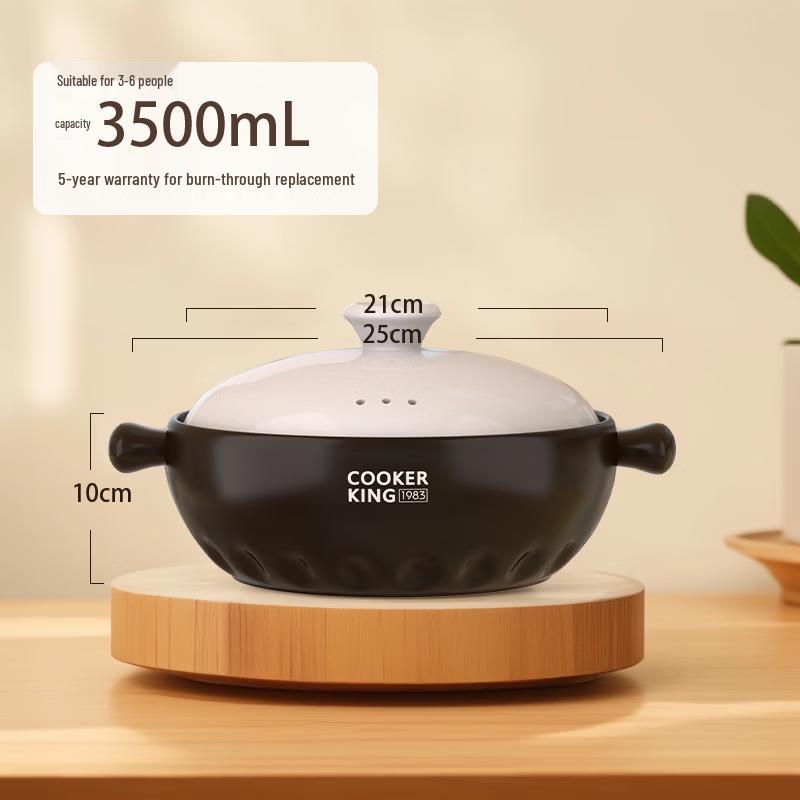 COOKER KING High-Temperature Ceramic Stew Pot
