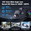 IPX6 Motorcycle Bluetooth 5.3 Intercom 1080P Dashcam 120° Camera 50H Battery
