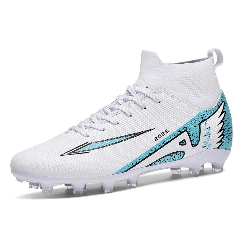 New High-top AG Long Nails TF Broken Nails Football Shoes Natural Children's Student Training Shoes Game Ball