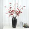 Artificial Flower Apple Branch, Home Decoration Fake Flower Plant Artificial Berry Branch