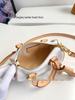 2025 White Sancai Cowhide Bowknot Crossbody & Shoulder Bag