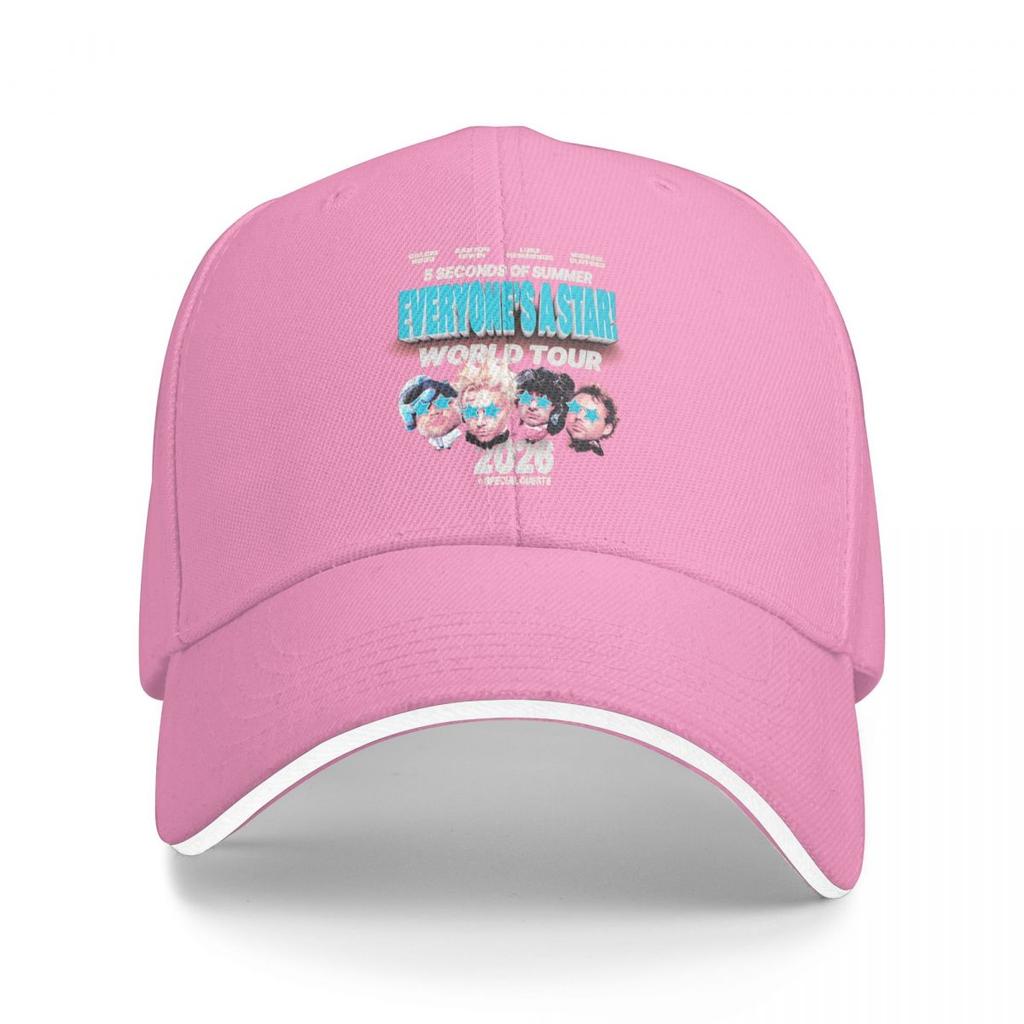 Baseball Caps EVERYONE'S A STAR 5 Seconds Of Summer Trendy Graphic Unisex Sport Summer Hats