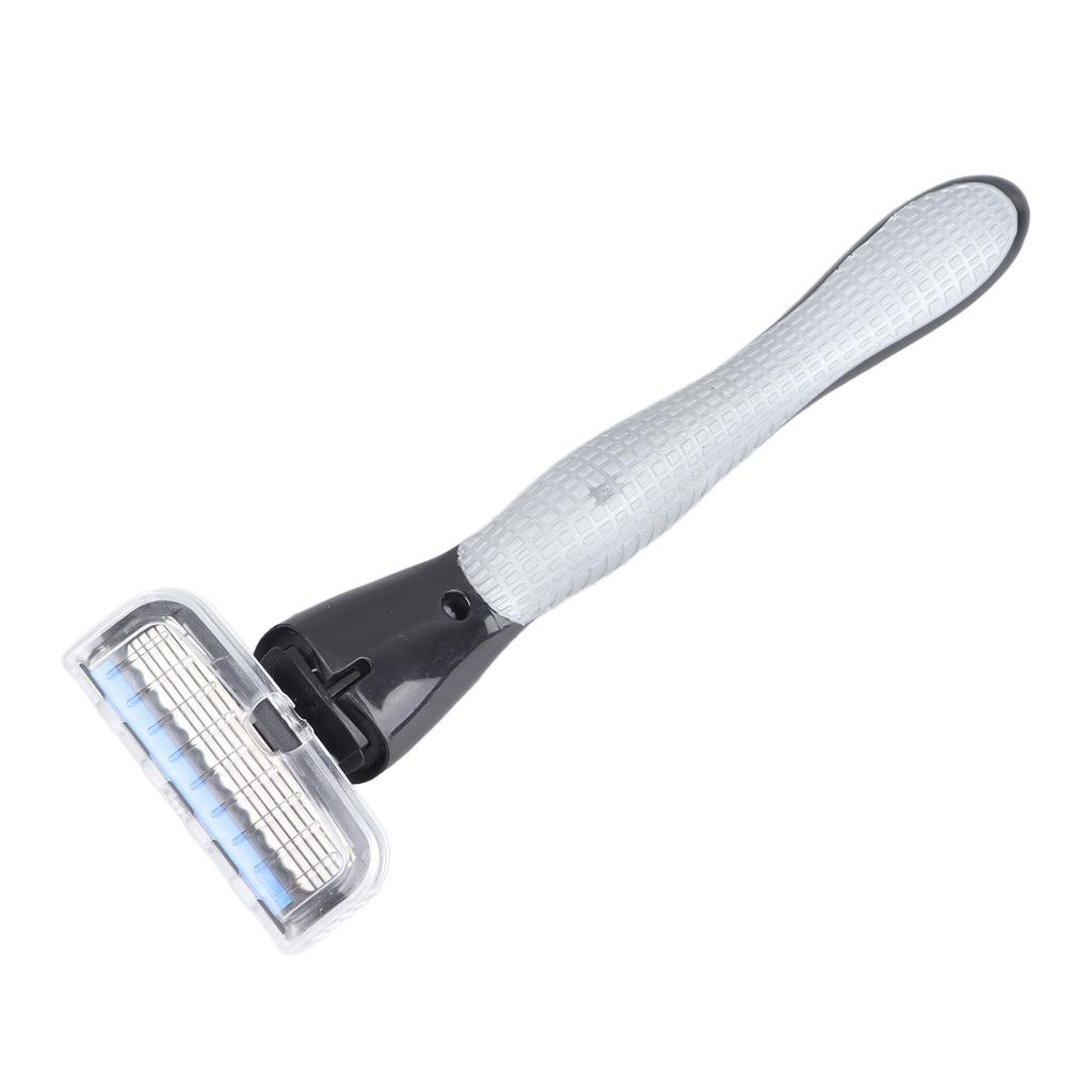 Pivoting Head Hair Trimmer 6 Layers 12 Blades Stainless Steel Safety Blade Refill System