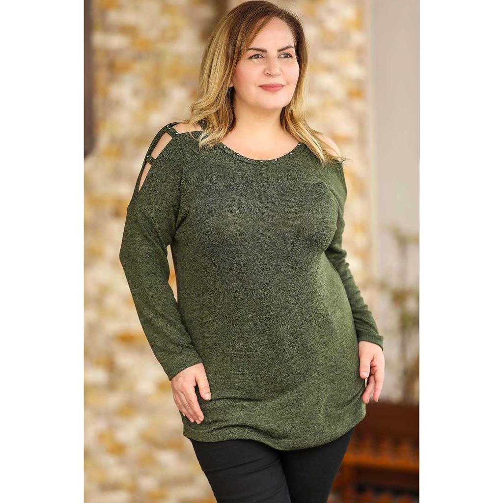 ladies plus size knitwear