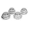 4pcs 3in Wheel Center Hub Caps Aluminum Alloy Covers 7PP601149A Replacement AccessoryTitanium Color
