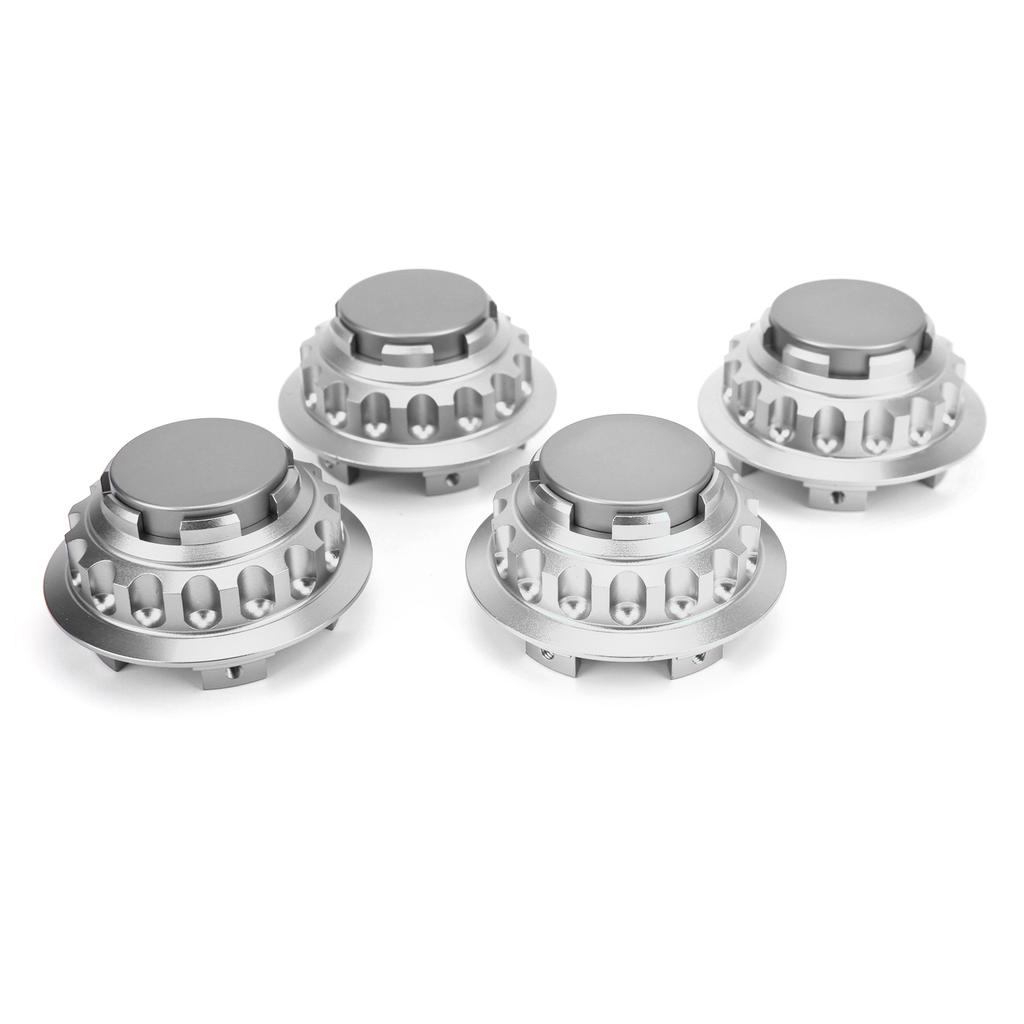 4pcs 3in Wheel Center Hub Caps Aluminum Alloy Covers 7PP601149A Replacement AccessoryTitanium Color