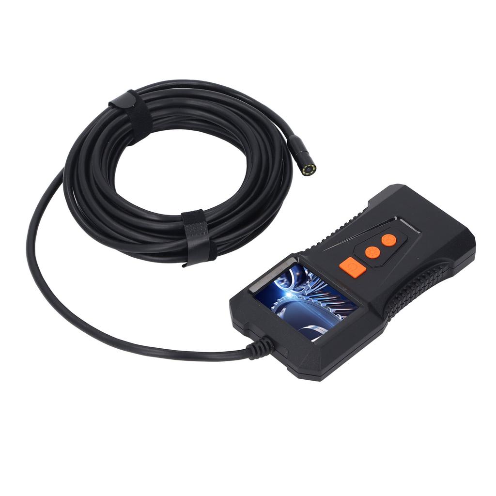 Industrial Endoscope Inspection Camera with Light 2in HD Screen Borescope Sewer Camera P230 with 5m Cable 8mm Lens