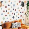 Autocolante Puncte pentru Decor de Perete Drăguț Boho și Elegant, Decor de Perete DIY Amovibil pentru Artă Murală pentru Băieți și Închirieri, Colorate, 116 Bucăți, Copii, Autocolante,