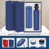 Shangqi Gold Thermos & Umbrella Gift Set