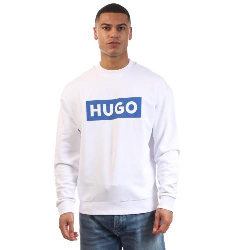Hugo Herren Niero Logo Rundhals-Sweatshirt