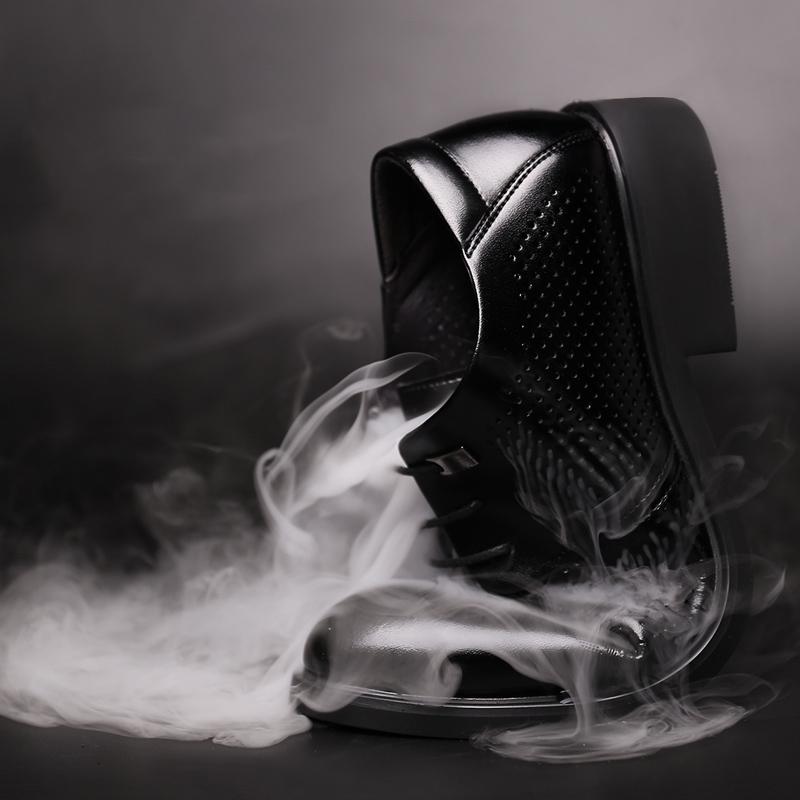 Summer Hollow Height Increasing Shoes Men Elevator Shoes 6CM Invisible Insole for Daily Wedding Office Leather Shoes Man Taller