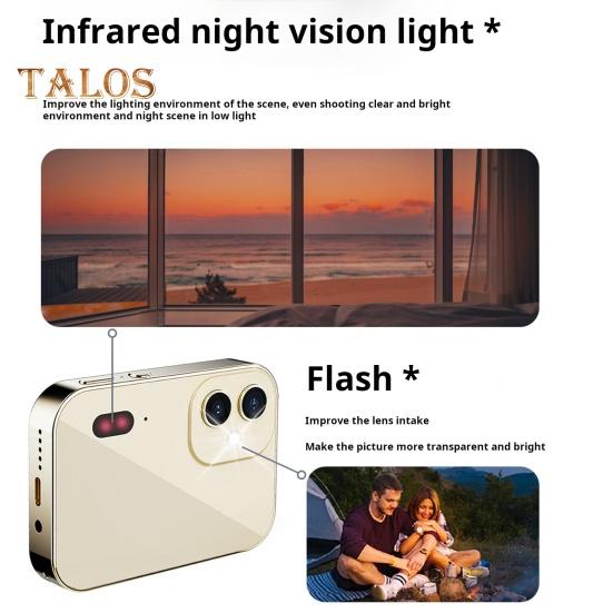 Touchscreen Digital Camera Face Detection Autofocus Vlogging Camera Portable 64MP 16X Compact Size Selfie Digital Camera