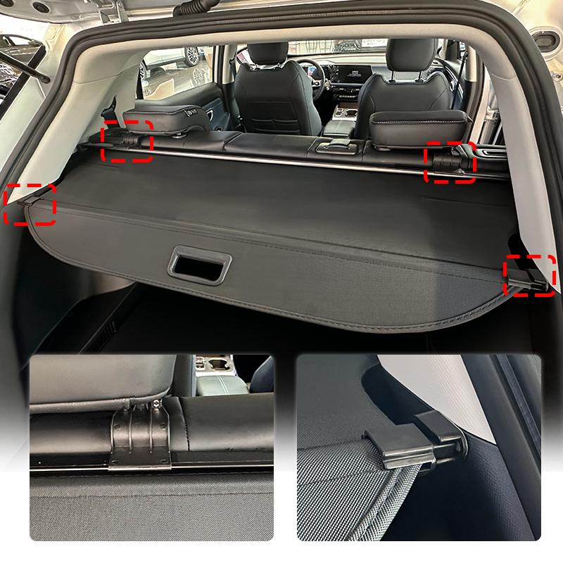 For GAC Trumpchi GS3 Emzoom 2023 2024 2025 Cargo Cover Trunk Retractable Parcel Rack Waterproof Shield Privacy Auto Accessories
