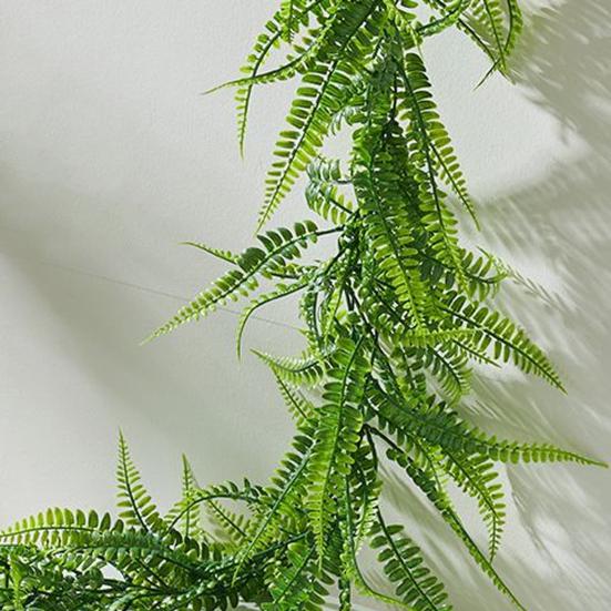 6 Ft Artificial Greenery Garland Green Vine Fake Eucalyptus Ferns Garland Faux Hanging Plants for Wedding Arch Layout Wreath Home Garden Decoration