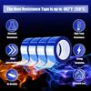 4 Rolls Blue Heat Tape, High Temperature Heat Resistant Tape Heat Transfer Tape for Heat Sublimation Press Vinyl, No Residue