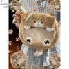 Plush Dog Itabag Seaing Lion Cute Velvet Backpackc Plush Fluffy Transparent Jk Lolita Shoulder Bag Cartoon Harajuku Bag