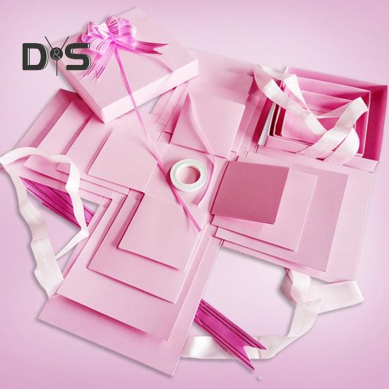 Cutie cadou pentru explozie Cutie pentru explozie cu gustare cu 5 straturi Cutie pentru album de albume pentru aniversare Ziua Îndrăgostiților Cadou de nuntă