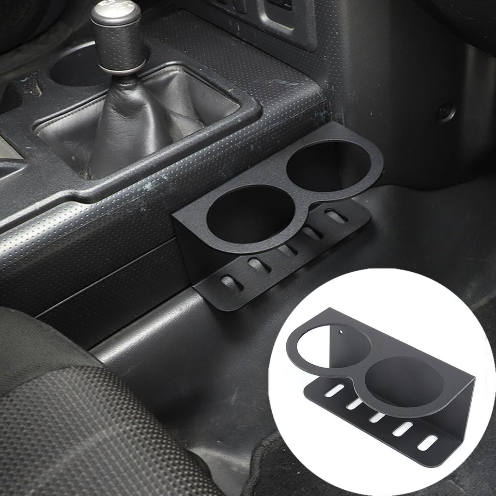 Sauicemy Car Cup Holder for Toyota FJ Cruiser Drink Water Cup Passenger Cup Center Console Small Item Storage for Cell Water and Car Aluminum Alloy