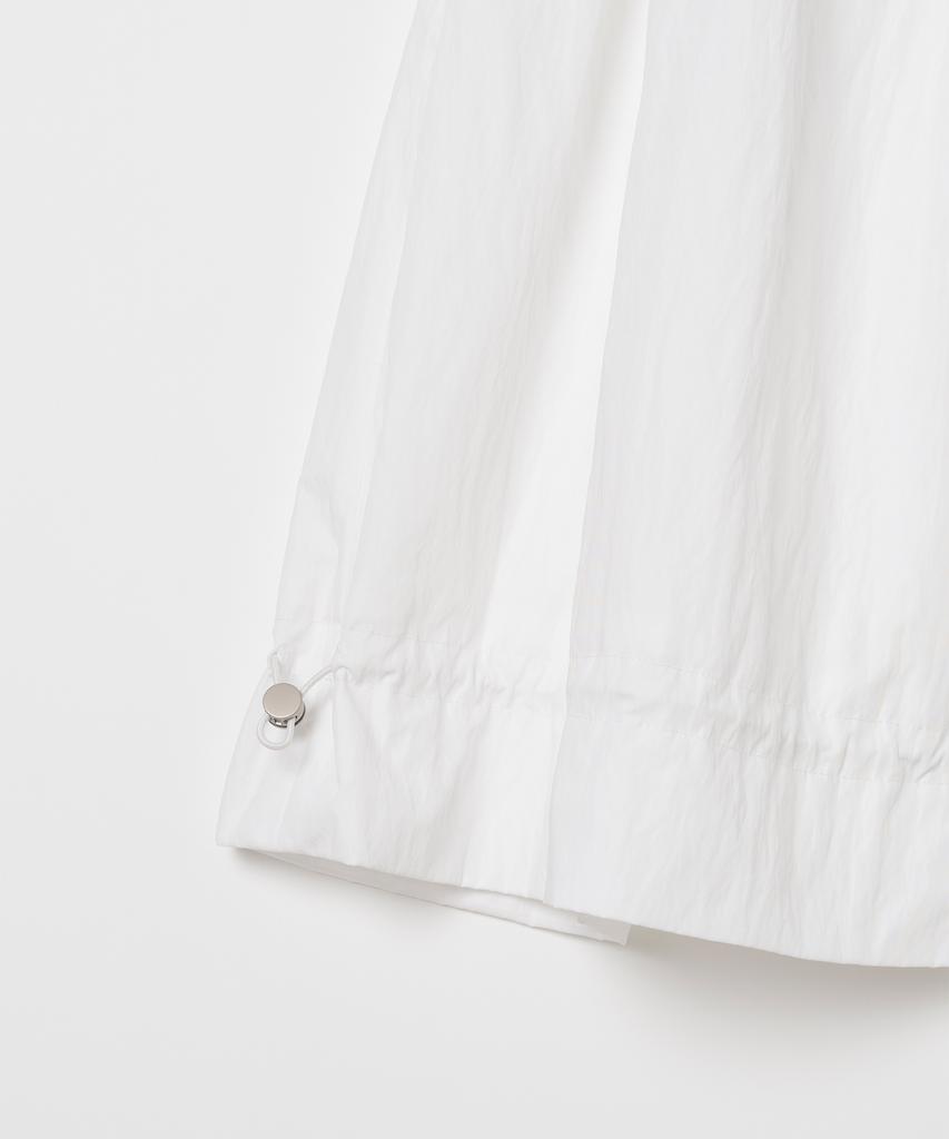 Milo Woman String Balloon Midi Skirt [White]