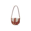 Charles & Keith Gabine Versatile PU Leather Saddle Bag Small CK Shoulder Bag Women Bags Brown CK2-80781629-2