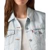 Levis Simple Solid Color Shirt Collar Single Breasted Long Sleeve Denim Jacket Women jackets 29945-0214