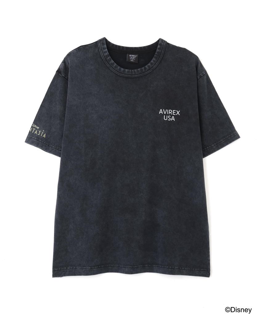 Avirex Collection FANTASIA MICKEY MOUSE FILM MASIC Size T-SHIRT, Men's, 2XL, 410, Charcoal, 783-5234026