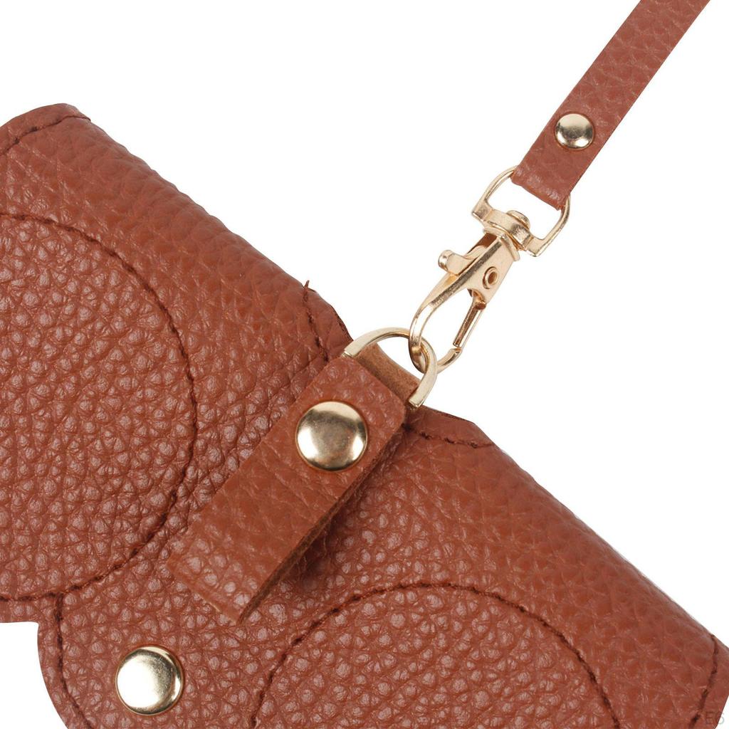 Sunglasses Bag Case Eyeglasses Storage Box with Detachable Handle Strap Fashionable Reading of